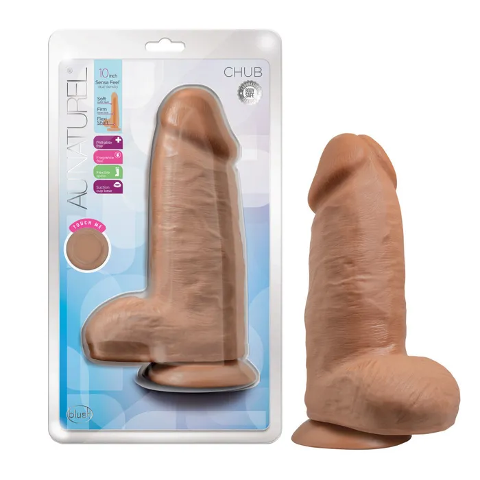 Blush Dildos Au Naturel By Blush Chub Realistic Mocha 10Inch Long Dildo With Balls Suction Cup Base Blush Dildos Au Naturel By Blush Chub Realistic Mocha 10Inch Long Dildo With Balls Suction Cup Base