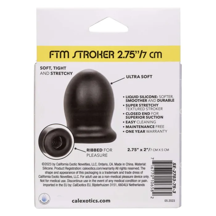 Boundless FTM Stroker 275 inches Premium Silicone Masturbation Sleeve California Exotic Novelties Male Sex Toys