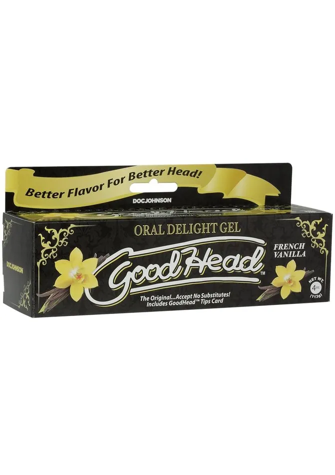 Goodhead Oral Delight Gel Flavored French Vanilla GoodHead Dildos
