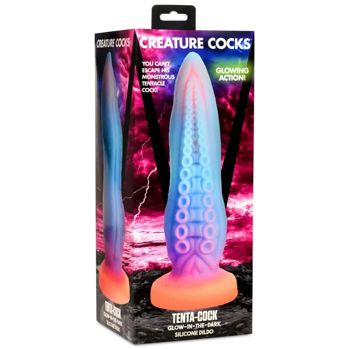 Dildos XR Brands Creature Cocks TentaCock GlowintheDark Silicone Dildo Dildos XR Brands Creature Cocks TentaCock GlowintheDark Silicone Dildo