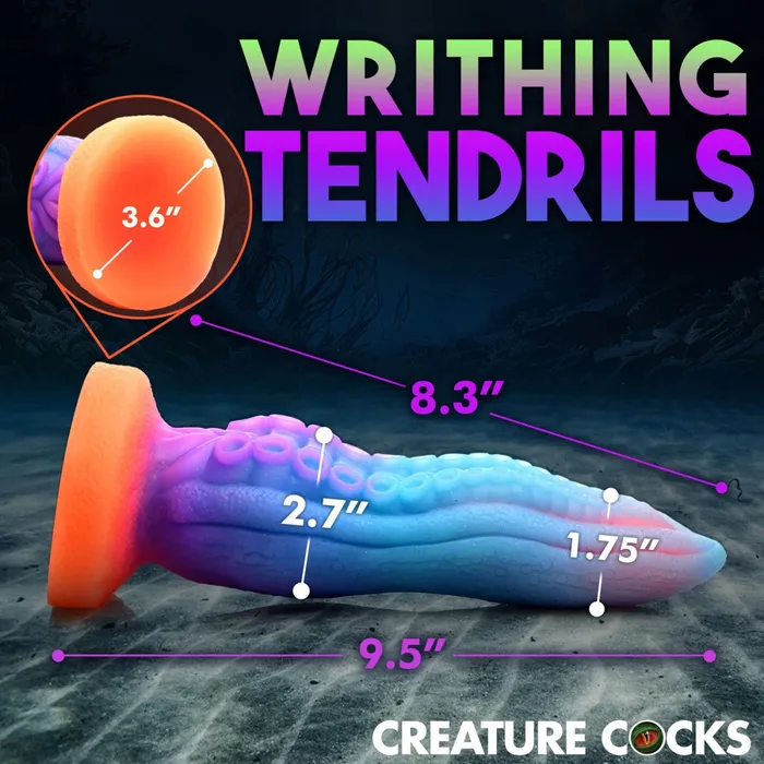Dildos XR Brands Creature Cocks TentaCock GlowintheDark Silicone Dildo Dildos XR Brands Creature Cocks TentaCock GlowintheDark Silicone Dildo