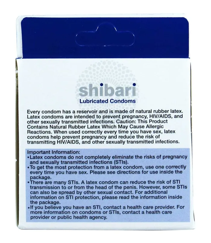 Voodoo Toys Enhancers Shibari Lubricated Condoms 3 Pack Voodoo Toys Enhancers Shibari Lubricated Condoms 3 Pack