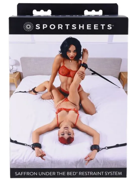 Dildos SPORTSHEETS INTERNATIONAL Sportsheets Saffron Under The Bed Restraint System Dildos SPORTSHEETS INTERNATIONAL Sportsheets Saffron Under The Bed Restraint System