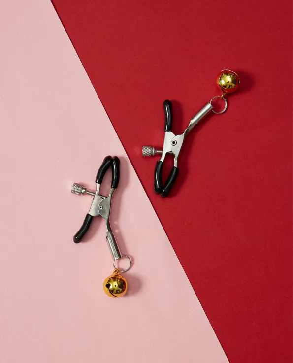 Idea Leather Nipple Clitoral Toys Bell Nipple Clamp