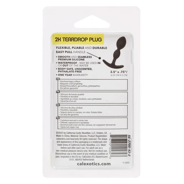 Calexotics Anal Boundless 2X Teardrop Plug
