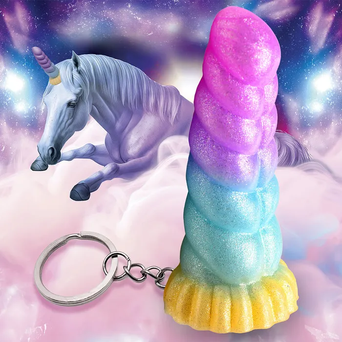 Dildos XR Brands Creature Cocks Mystique Unicorn Keyring