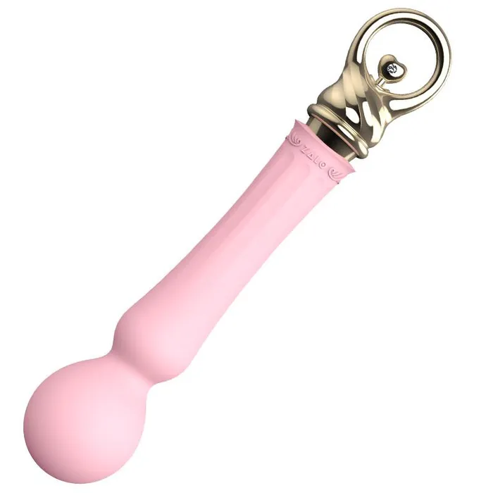ZALO Confidence PreHeating Rechargeable Wand Massager Fairy Pink ZALO Vibrators
