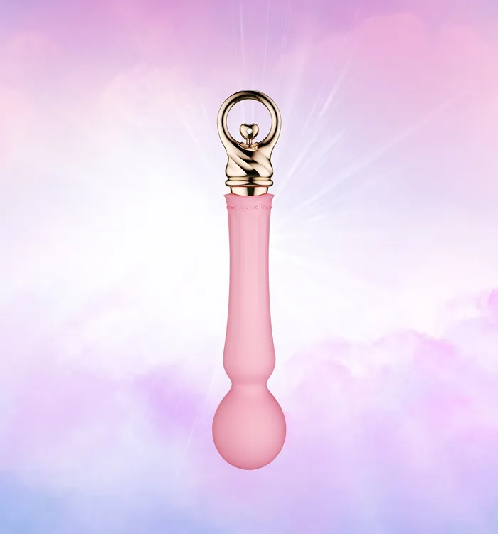 ZALO Confidence PreHeating Rechargeable Wand Massager Fairy Pink ZALO Vibrators