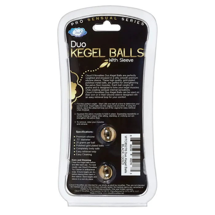 Duo Kegel Balls Black Cloud 9 Novelties Female Sex Toys Duo Kegel Balls Black Cloud 9 Novelties Female Sex Toys