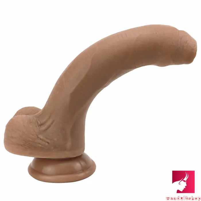Female Sex Toys 866in Realistic Soft Uncut Silicone Suction Cup Dildo For Adults Weadultshop