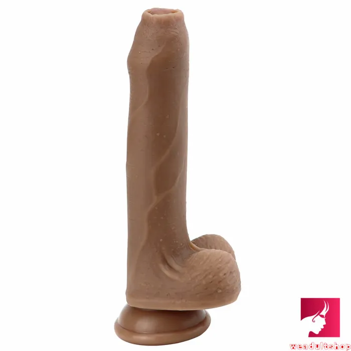 Female Sex Toys 866in Realistic Soft Uncut Silicone Suction Cup Dildo For Adults Weadultshop
