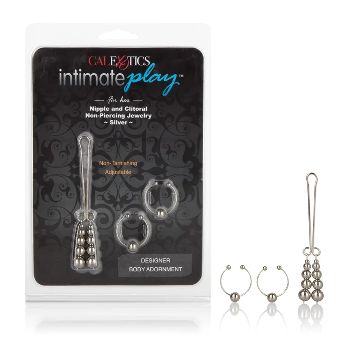 Nipple and Clitorial NonPiercing Body Jewelry CalExotics Female Sex Toys Nipple and Clitorial NonPiercing Body Jewelry CalExotics Female Sex Toys